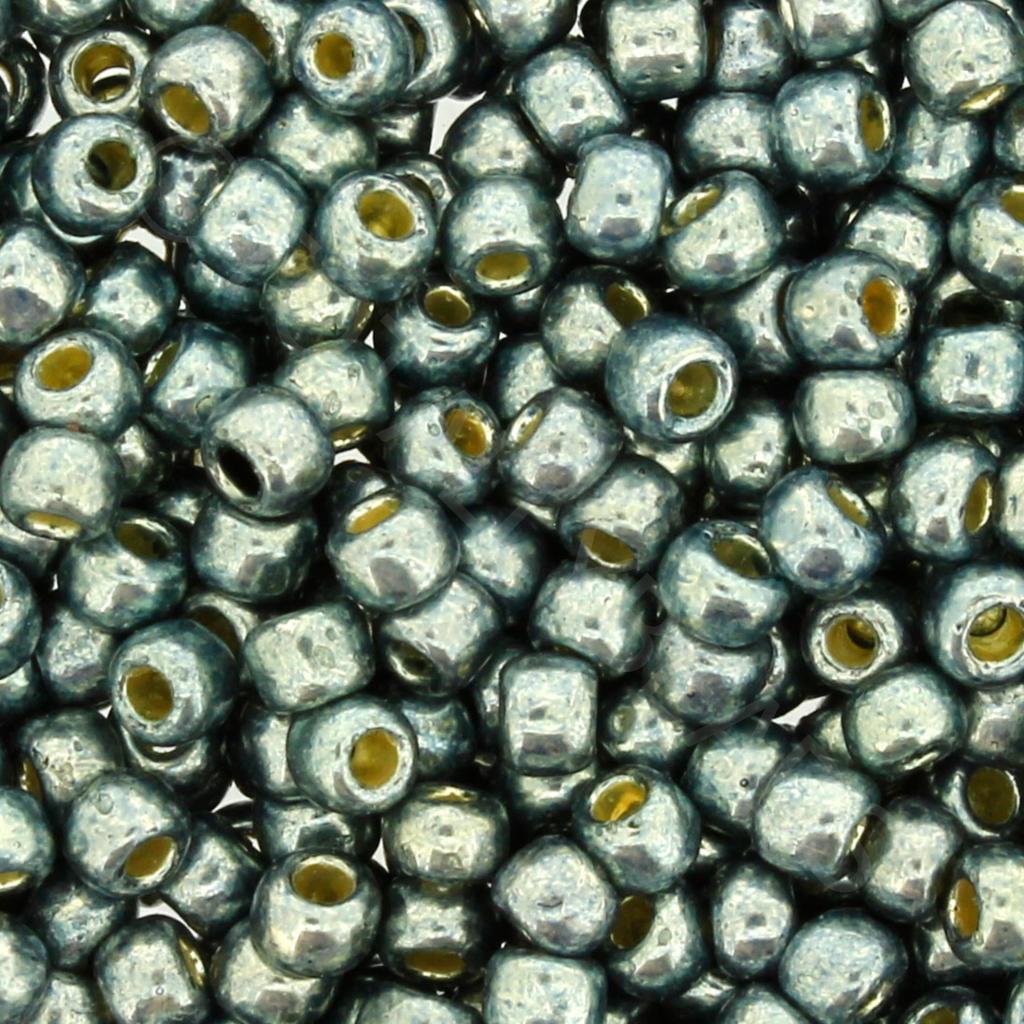 Toho Size 6 Seed Beads 10g - PF Gal Blue Slate