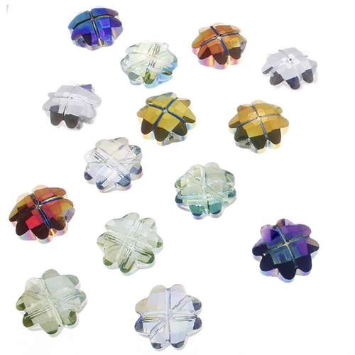 Lucky Clover Bead 17mm - Mix of 8