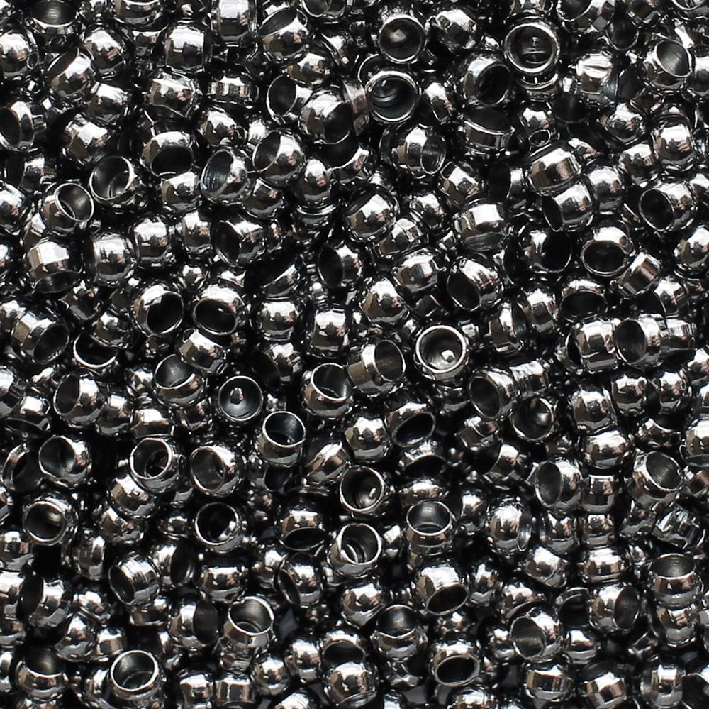 Crimp Beads 2mm 300pcs - Black