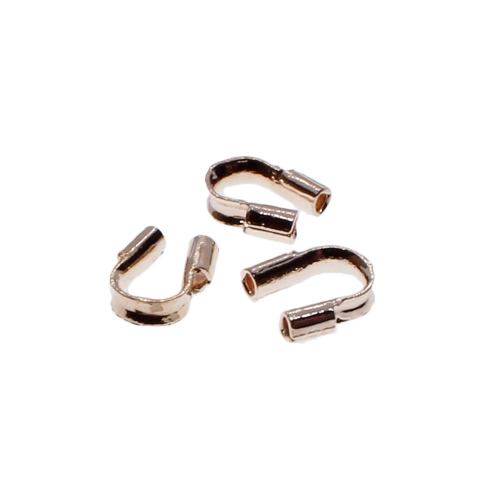 Wire Protector 5mm 50pcs  - Rose Gold