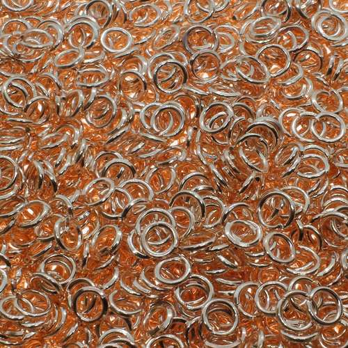 Jump Rings 4x0.7mm 350pcs - Rose Gold