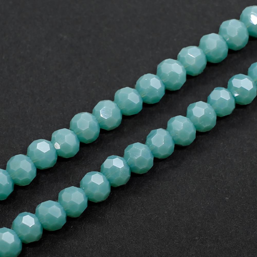 Crystal Round Beads 3mm - Sage Green Opal | Craft, hobby & jewellery ...