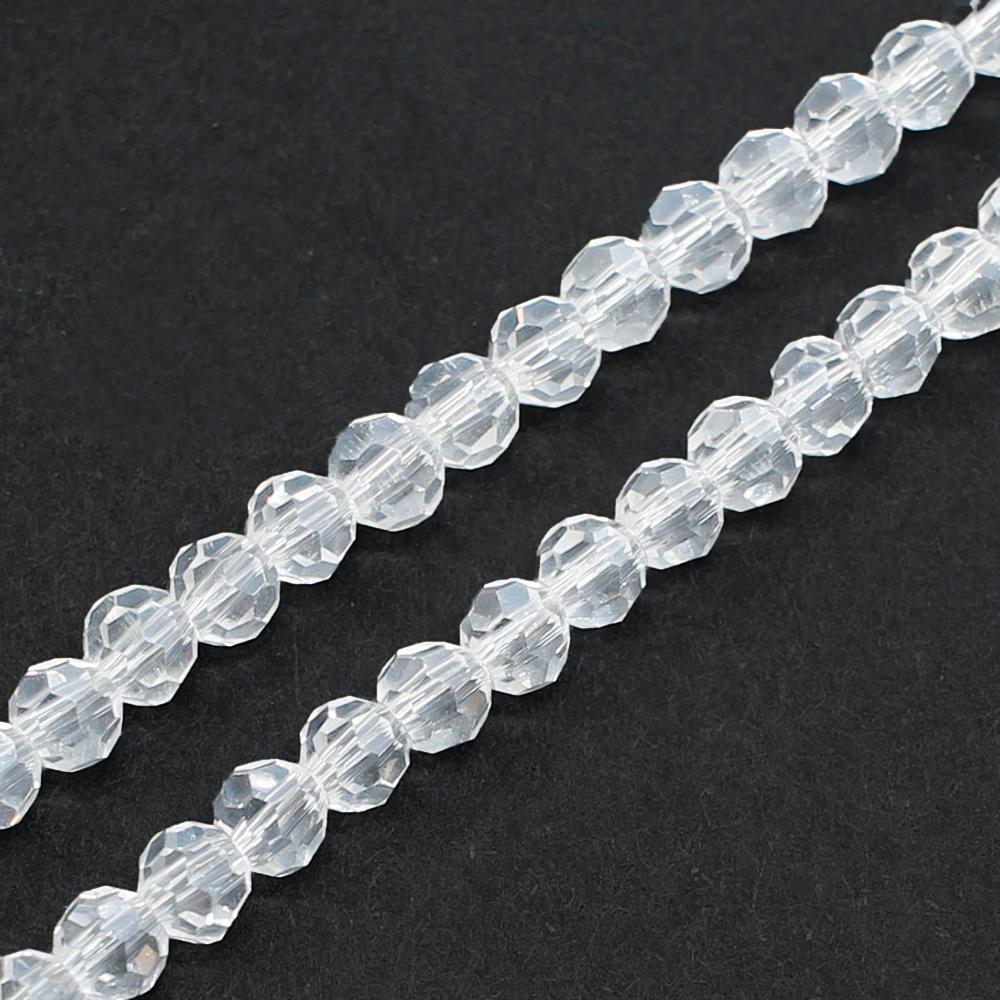 Crystal Round Beads  3mm - Crystal