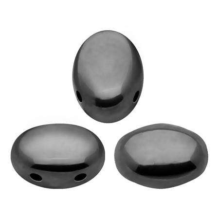 Samos Puca Beads 10g - Jet Hematite
