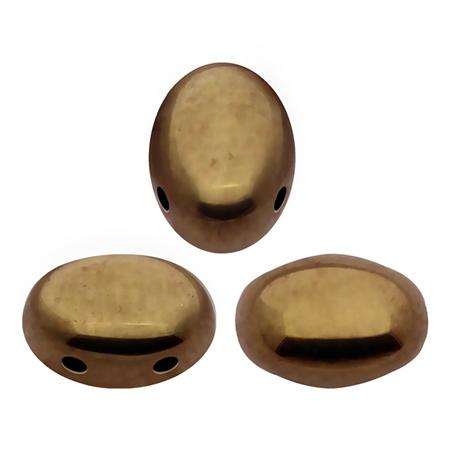 Samos Puca Beads 10g - Dark Gold Bronze