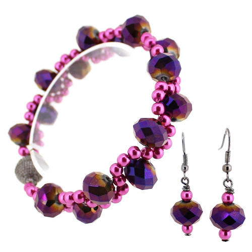Sian Purple Iris / Fuschia Bracelet Kit