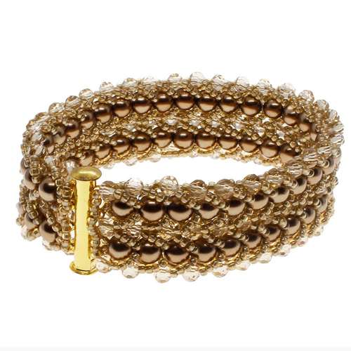 Double Row Flat Spiral Bracelet