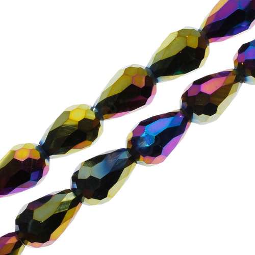 11mm crystal beads rainbow — faceted for jewelry making and beadwork