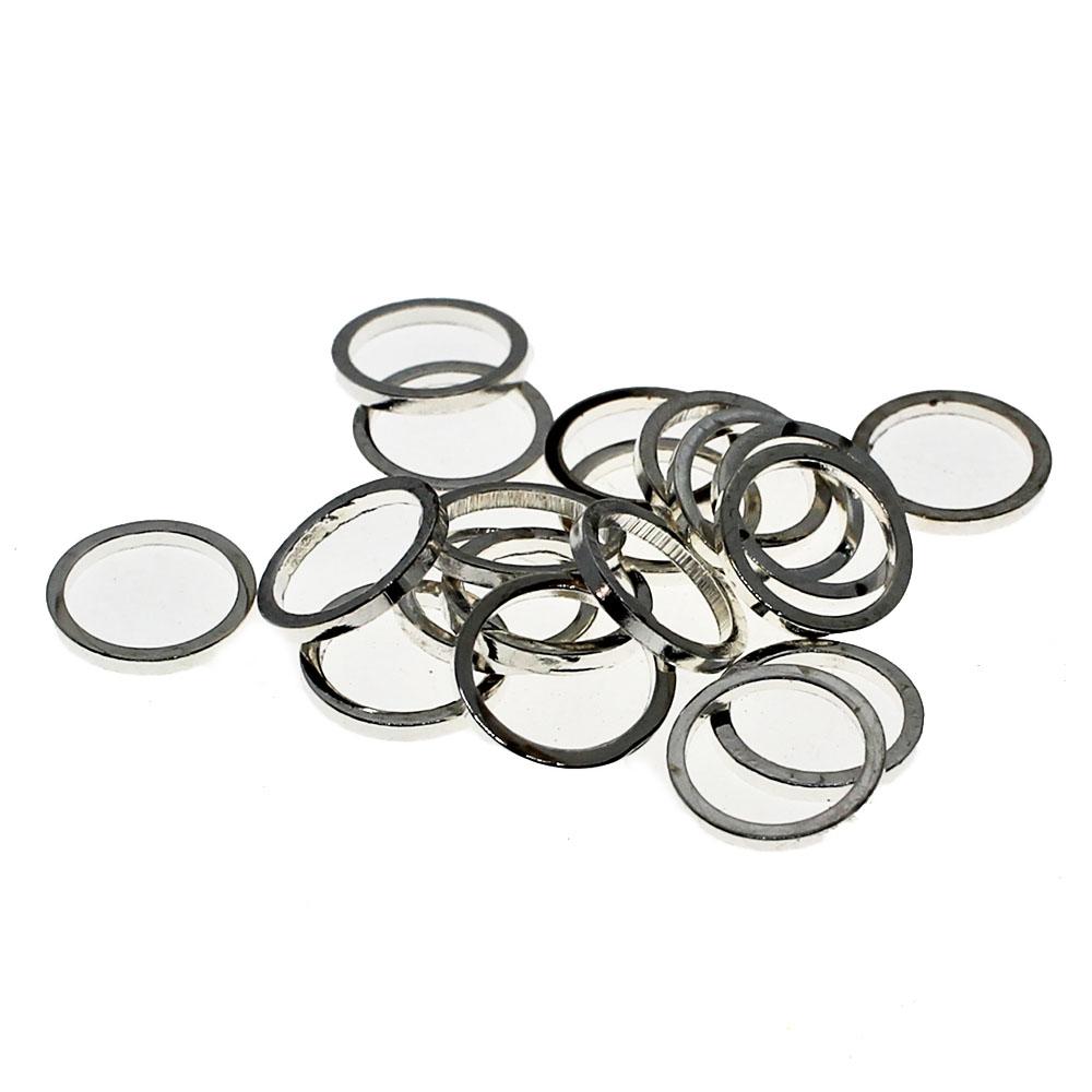 Circular Shaped Spacer Ring Silver Plated - 8 x 1mm - 10g