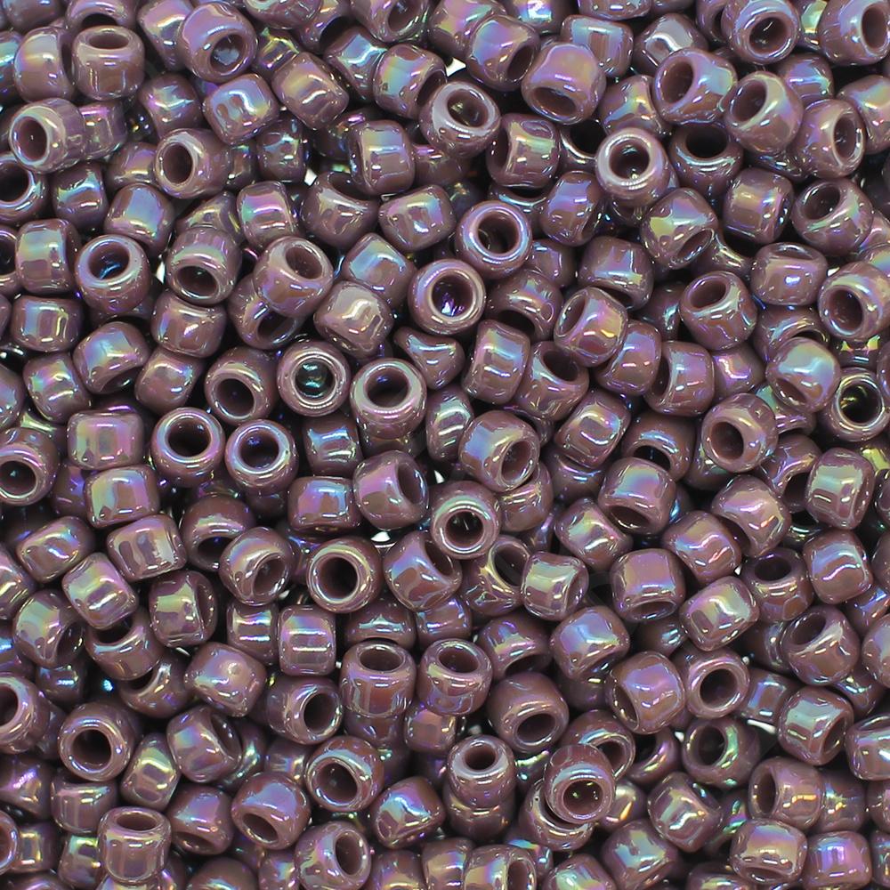 Toho Size 8 Seed Beads 10g -  Opaque Rainbow Lavender
