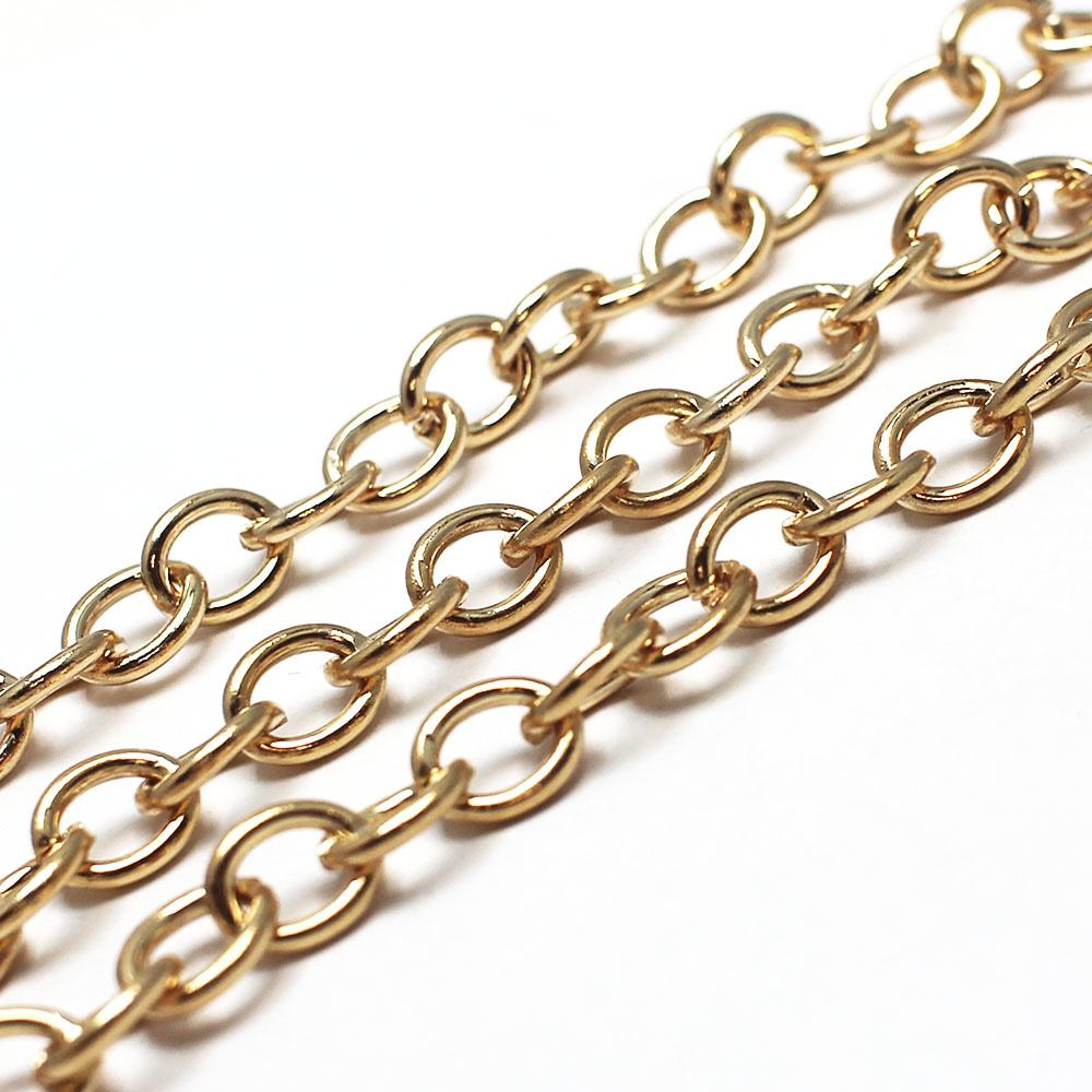 Chain Champagne Colour - Oval 8x12mm