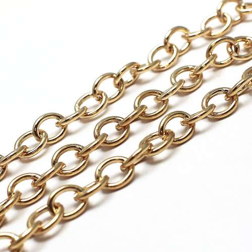 Chain Champagne Colour - Oval 8x12mm