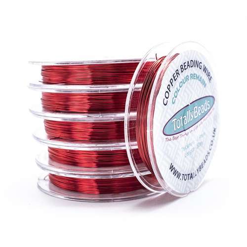 Copper Wire 0.4mm Red (50m) CR