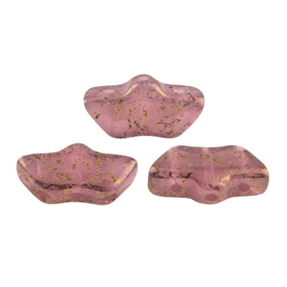 Delos Puca Beads 10g - Dark Pink Opal Bronze
