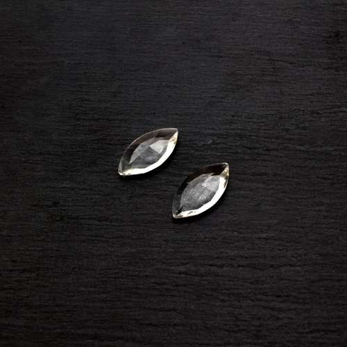Glass Clear Small Diamond 18x9mm