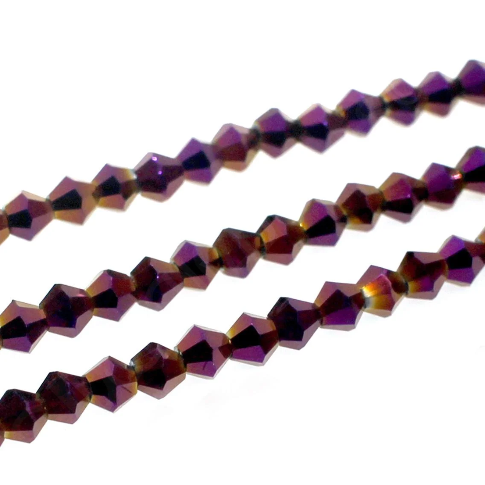 Value Crystal Bicone's - Purple Iris - 600 Beads