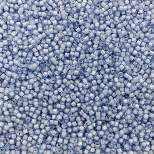 Toho Treasure Size 11 5g - White-Lined Lt Sapphire