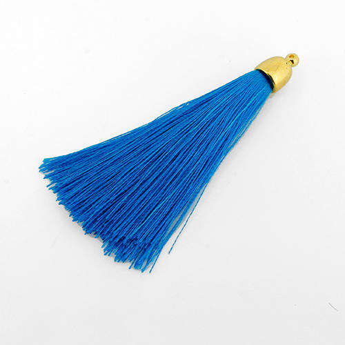 Gold Tassel - Turquoise