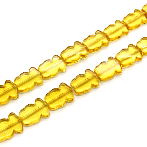 Glass Tulip 20x15mm - Amber