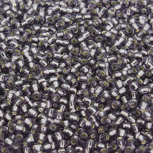 Toho Size 11 Seed Beads 10g - Silver Lined Tanzanite