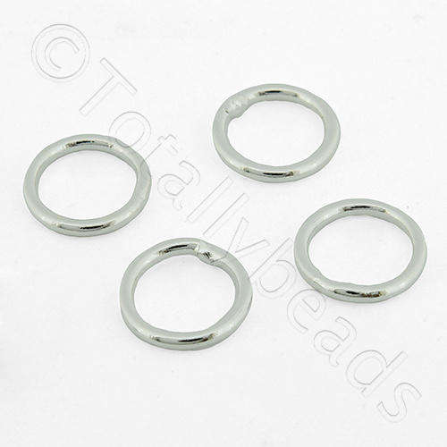 Jump Rings 10mm Black 30Pcs