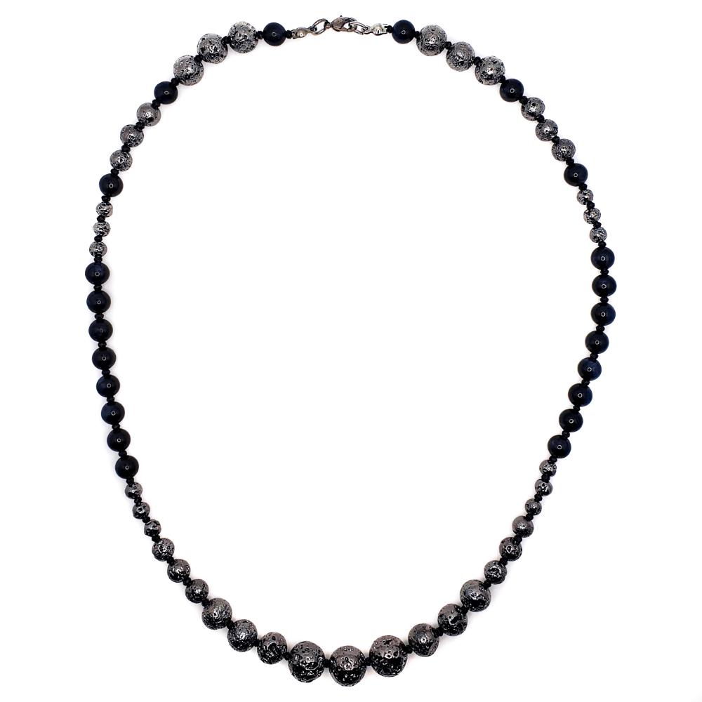 Lava Bead Jewellery - Black