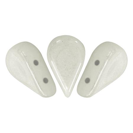 Amos Puca Beads 10g - Opaque White Ceramic