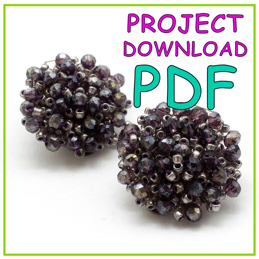 Cluster Earrings - Download Instructions