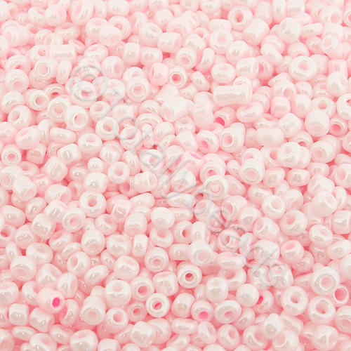 Seed Beads Opaque  Pink - Size 11 100g