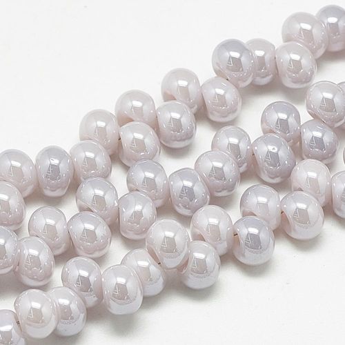 Glass Drop 6x4mm 100pc - Lilac AB