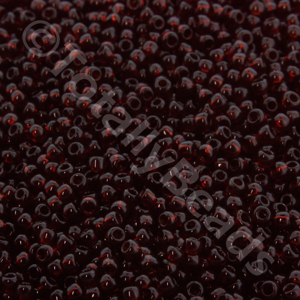 Toho Size 11 Seed Beads 10g - Transparent Garnet