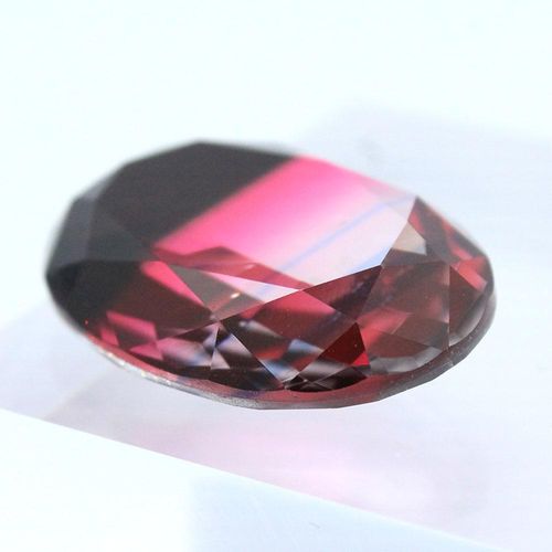Crystal Oval Cabochons 30x20mm - Crystal Pink Charcoal