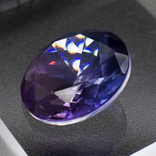Crystal Round Cabochons 18mm   Pink Blue for jewellery making