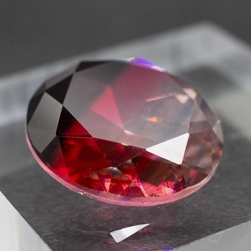 Crystal Round Cabochons 25mm   Crystal Pink Charcoal for jewellery making