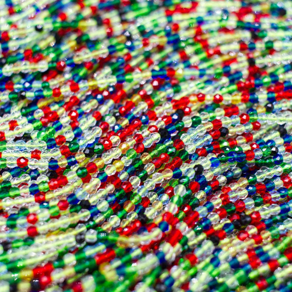 Micro Crystal Round Beads 1.5mm Mix2 Craft, hobby & jewellery