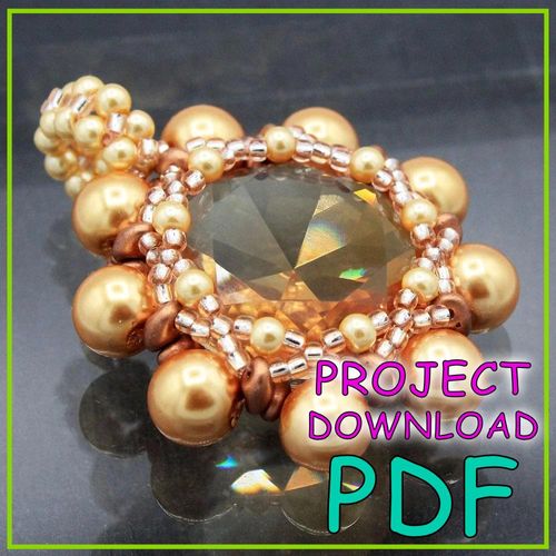 Eliana Crystal Pendant   PDF Download for jewellery making