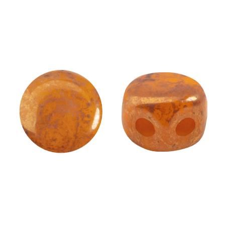 Kalos Puca Beads 10g - Frost Tangerine Bronze