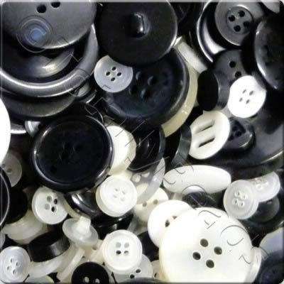 Acrylic Buttons - Monochrome Mix 1