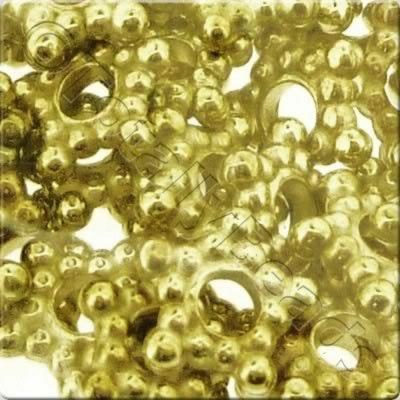 Acrylic Antque Gold Bead - Star 10mm