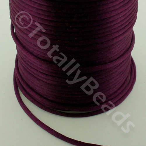 Rattail Silky Cord 2.5mm Plum - 45m