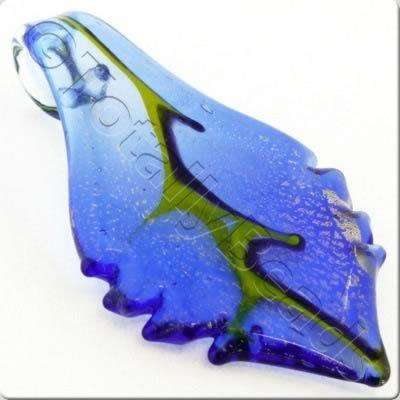 Lampwork Pendant - Drop 69mm - LPB03