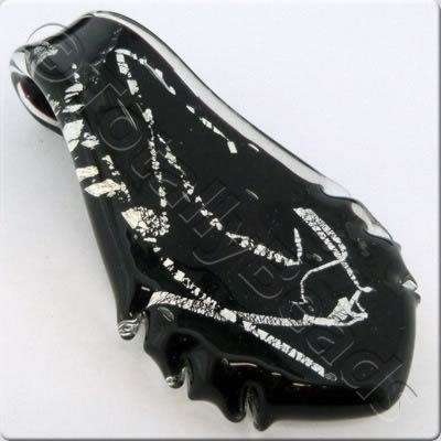 Lampwork Pendant - Drop 66mm - LPK21