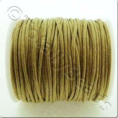 Wax Cotton Cord 1.5mm - Coffee