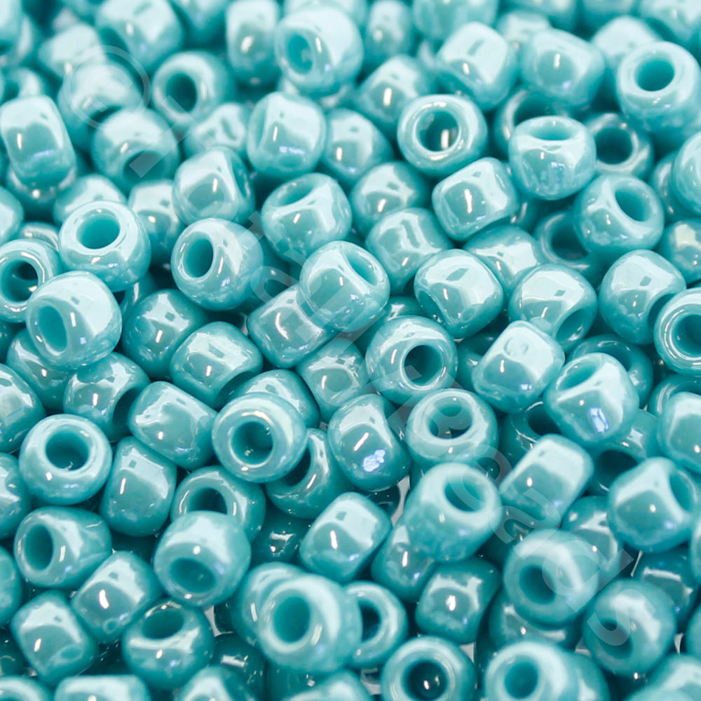 Toho Size 6 Seed Beads 10g - Opaque Luster Turquoise