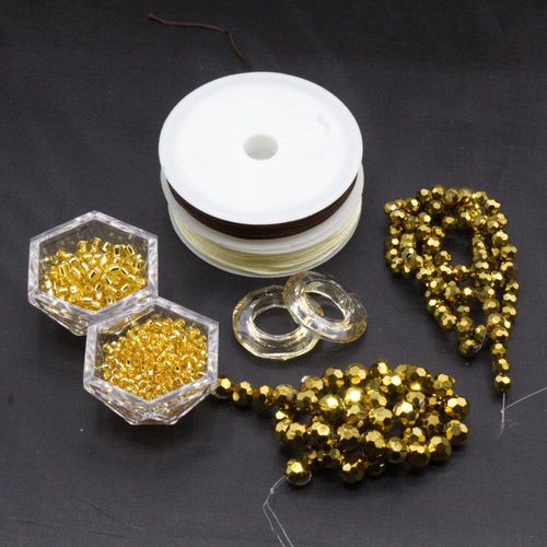 BC 2023 WK 2: Tassel Pendant   Gold 8mm for jewellery making