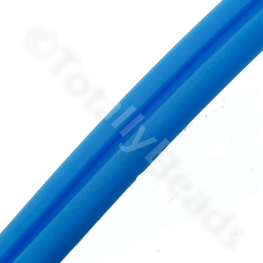 PVC Flat Groove Cord 10mm - Blue 25cm