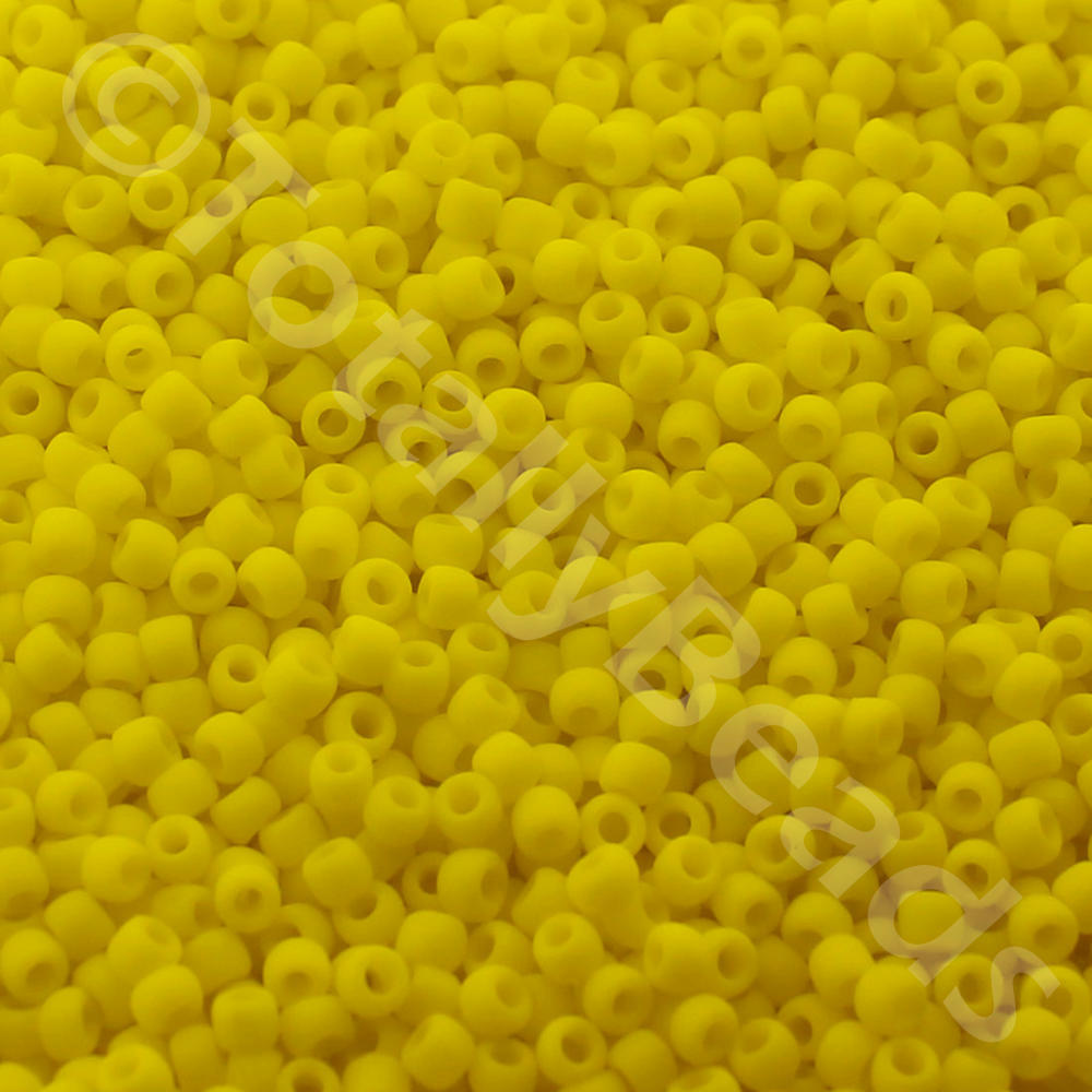 Toho Size 11 Seed Beads 10g - Opaque Frost Sunshine