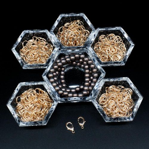 BC 2023 WK 26: Captured Beads   Rustic Oak 5mm for jewellery making