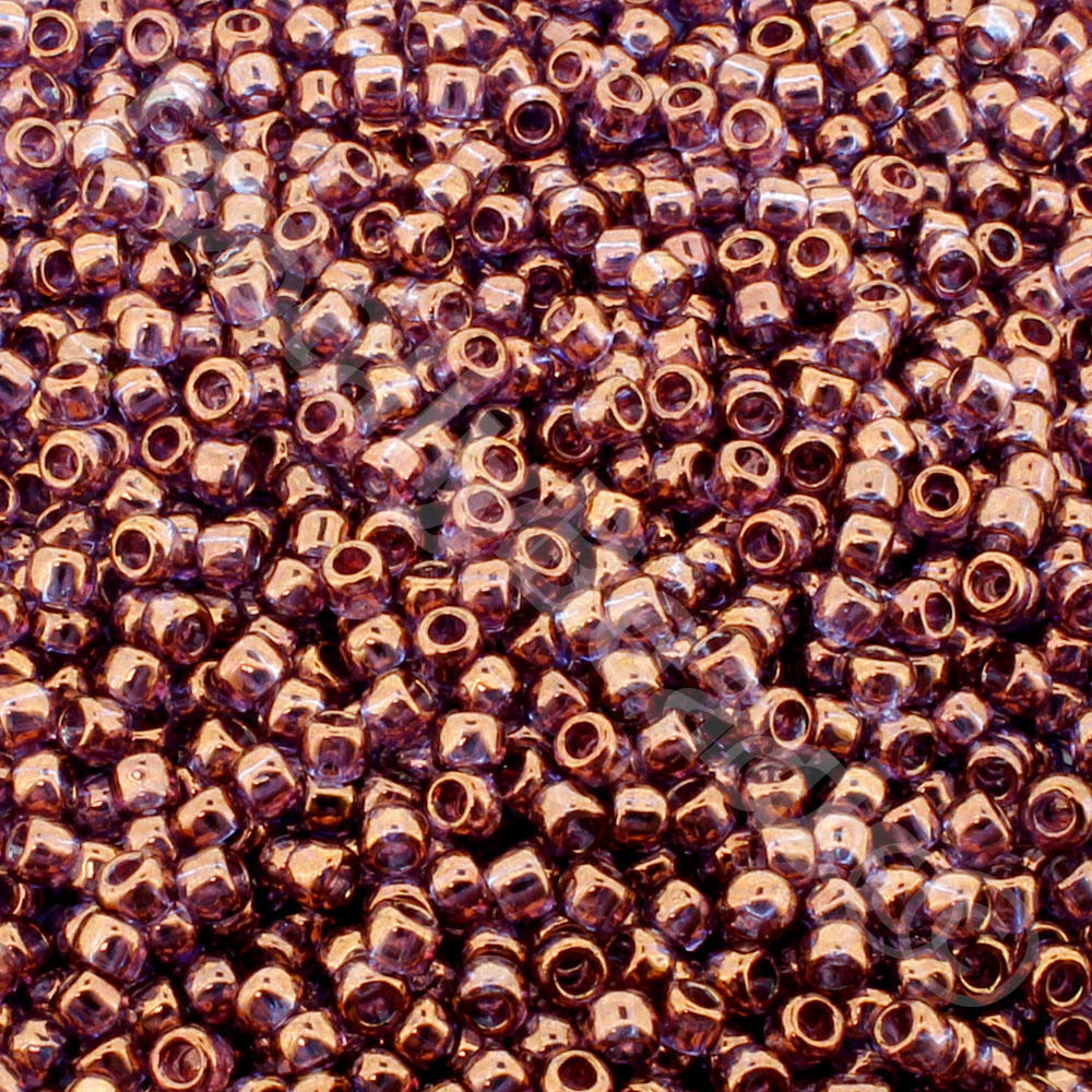 Toho Size 8 Seed Beads 10g -  Gold Luster Lilac