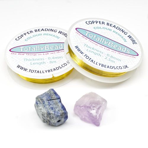 BC 2023 WK 33: Rock Pendant   Amethyst & Lapis 4mm for jewellery making